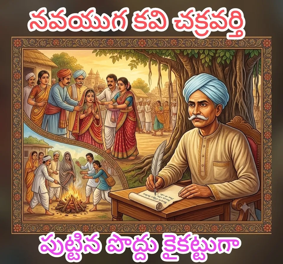 నవయుగ కవి చక్రవర్తి: కలంతో రాస్తున్న గురజాడ అప్పారావు, వెనుక ఆనాటి సమాజ దృశ్యాలు